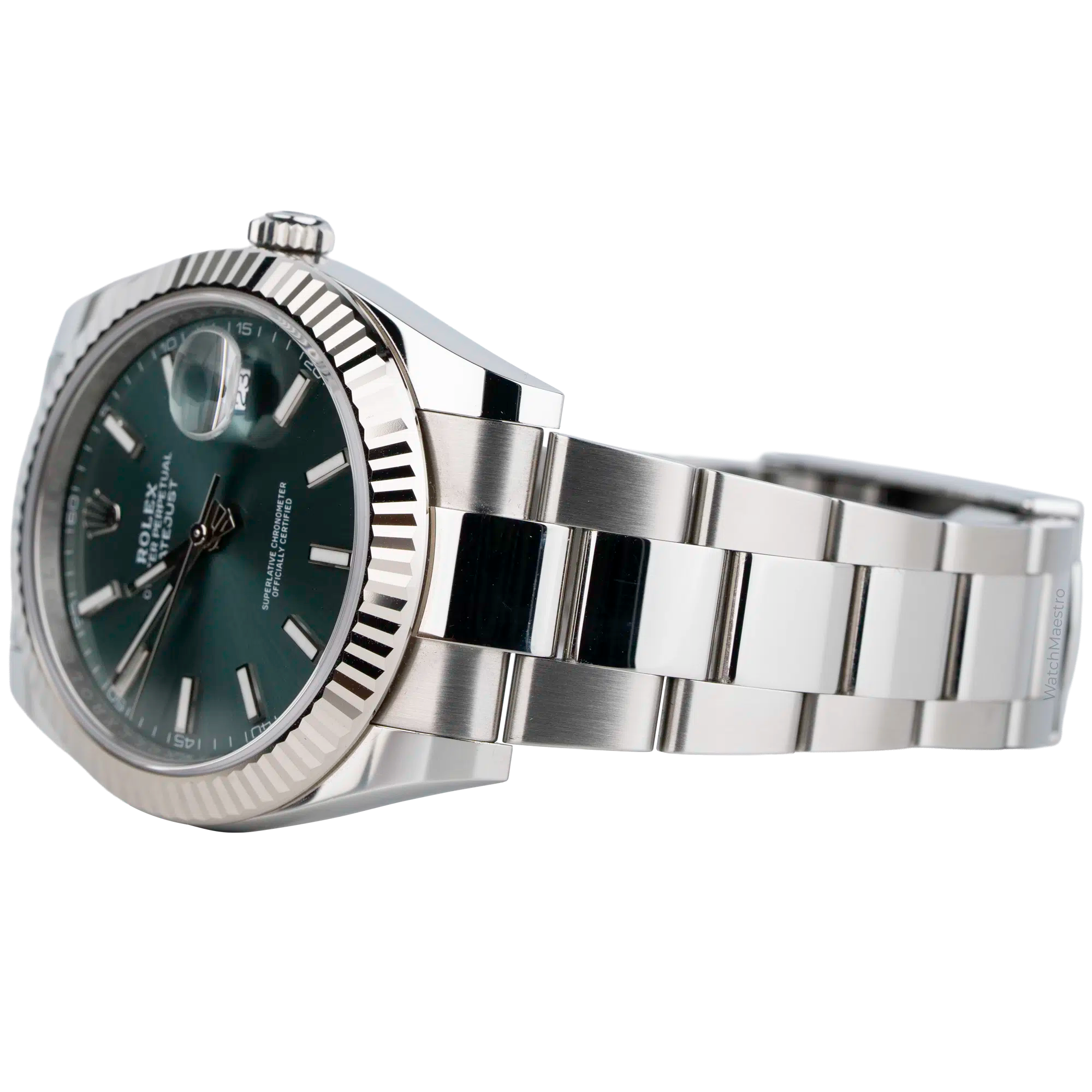 Rolex Date just 41 Mint Green