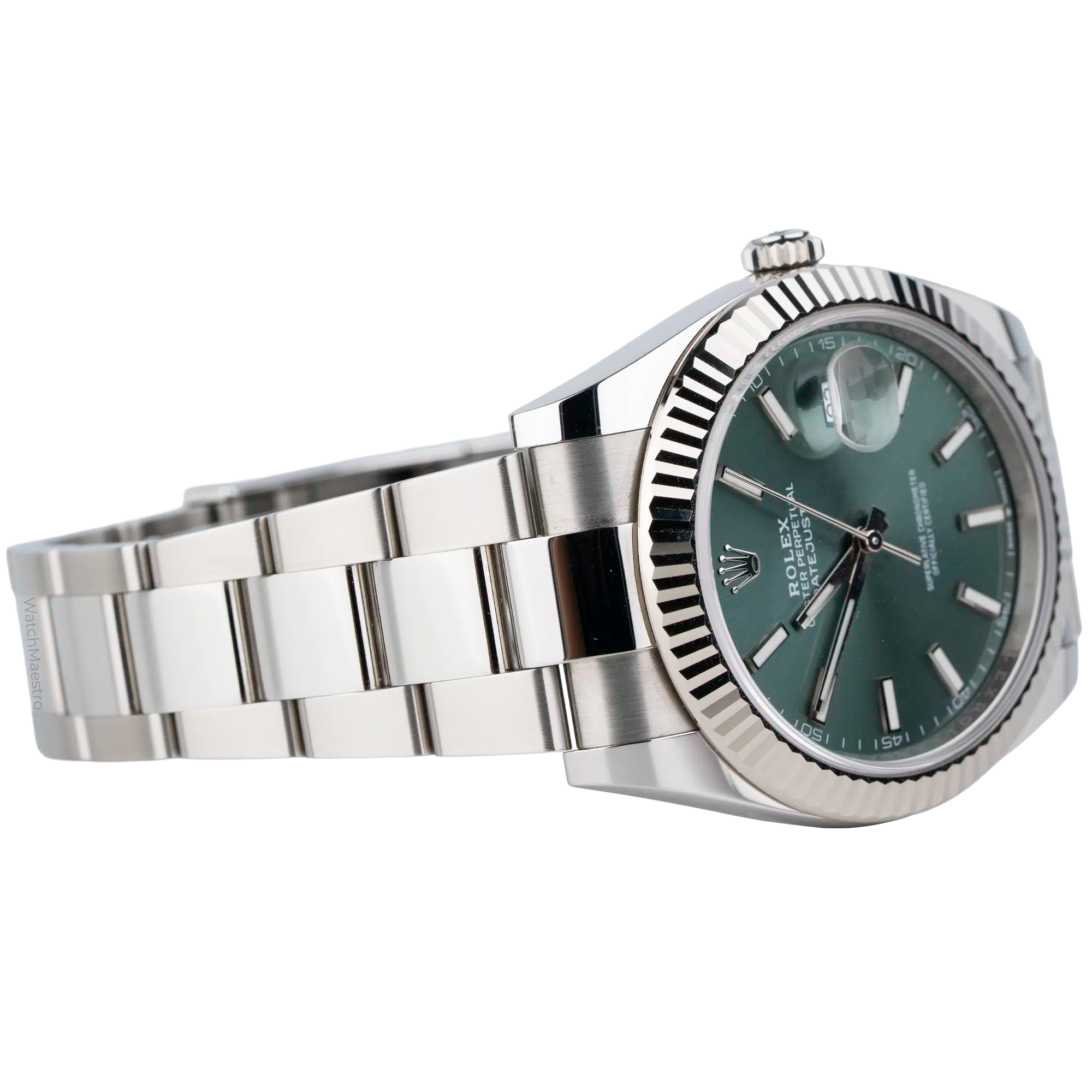 Rolex Date just 41 Mint Green